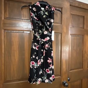 Calvin Klein Floral Dress Petite